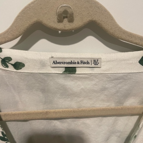 Abercrombie linen wrap dress size XLT - Picture 2 of 6